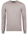 Crew w patch, Merino wool