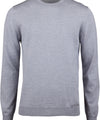 Crew w patch, Merino wool